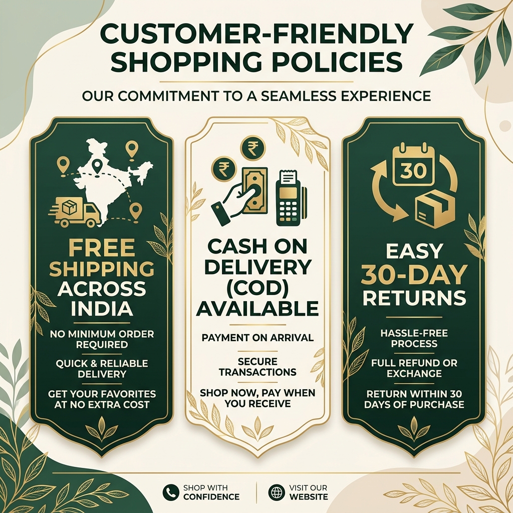 Shipping, COD & Easy Returns Policy