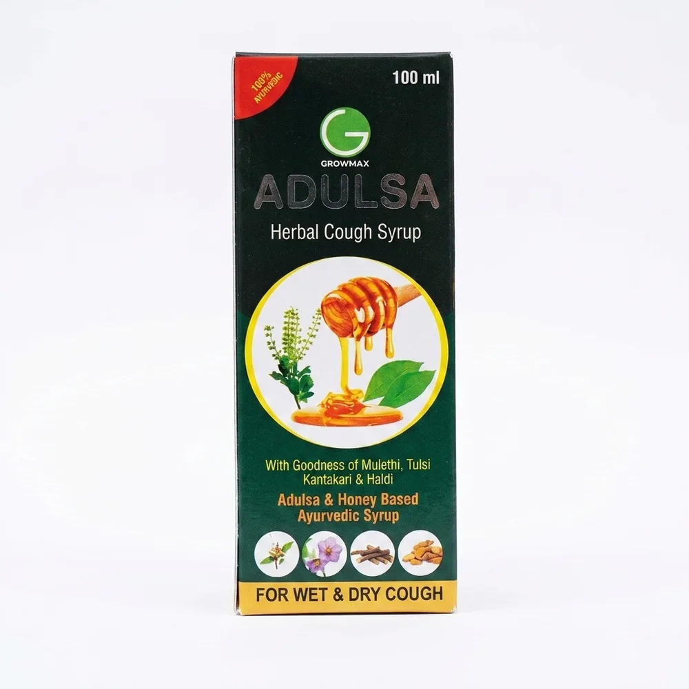 Growmax Adulsa Herbal Cough Syrup