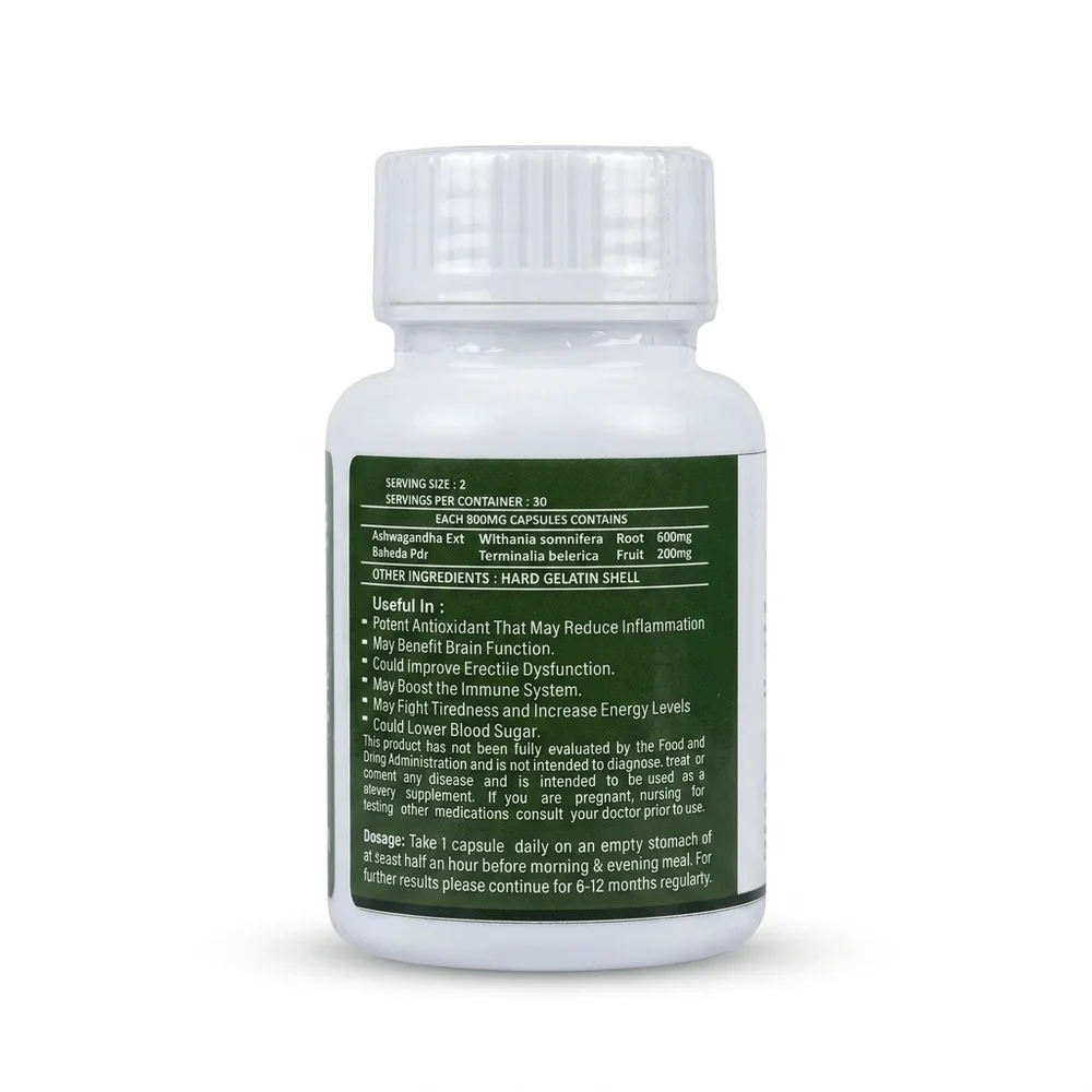 Ashwagandha Capsule (60 ct) thumbnail 3