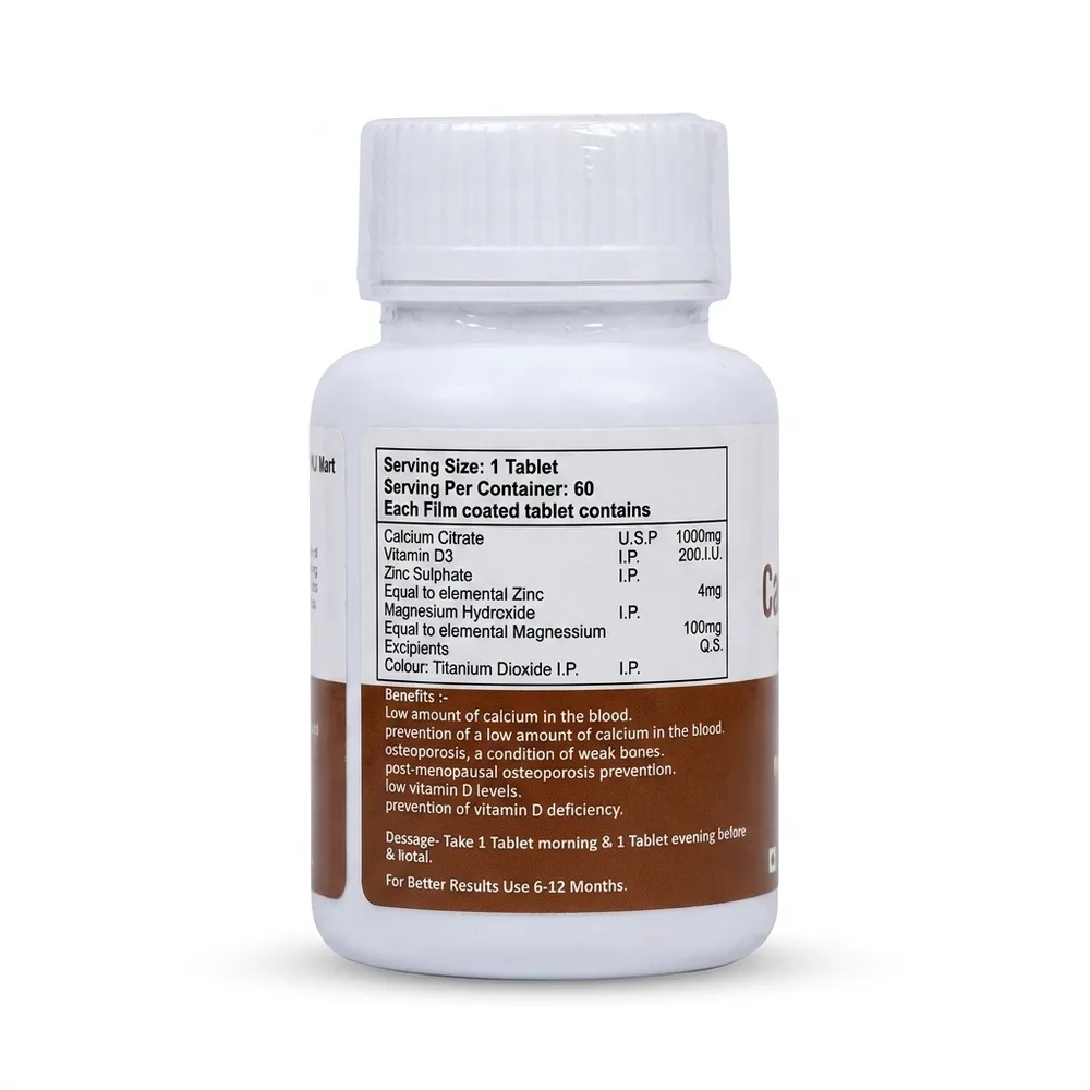 NJ Mart Calcium-Vitamin Vd3 Tablets thumbnail 2