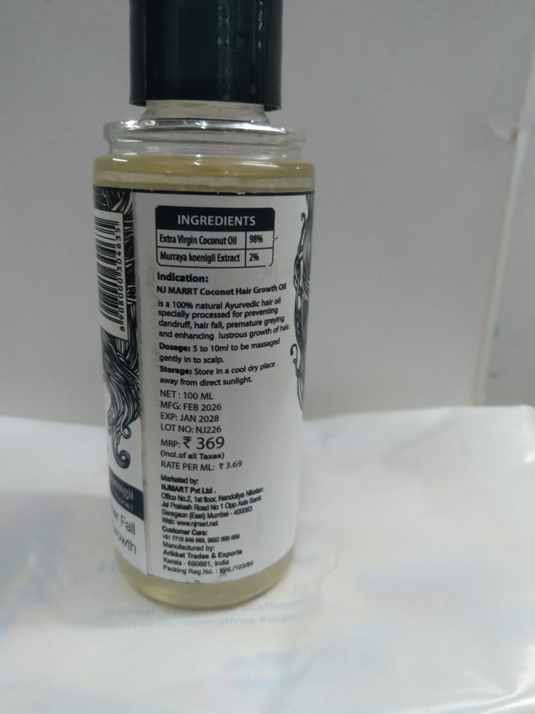 COCONUT HAIR GROWTH OIL thumbnail 2