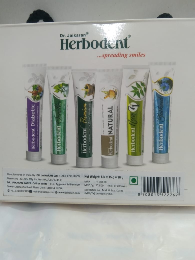 Herbodent Toothpaste Gift Set thumbnail 2