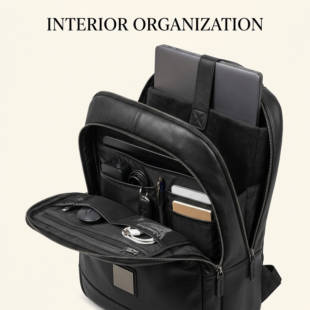 laptop bag - Organized Interior Padded Sleeve
