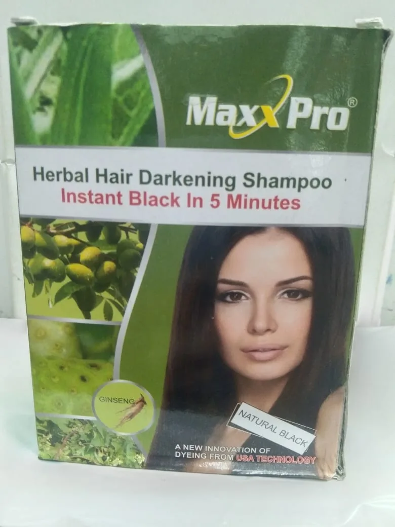 MaxxPro Herbal Hair Darkening Shampoo
