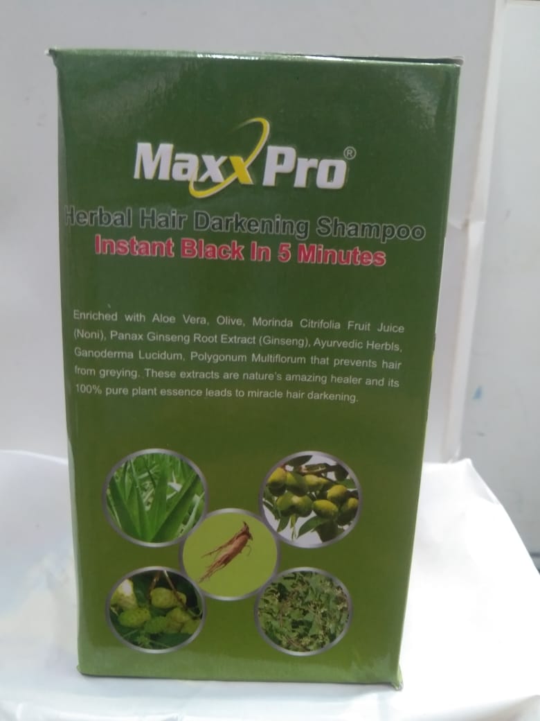 MaxxPro Herbal Hair Darkening Shampoo thumbnail 2