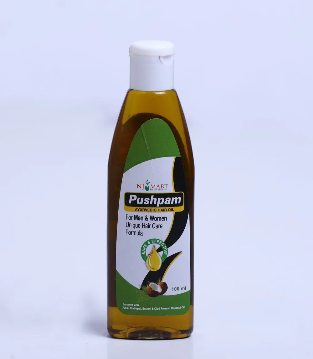 NJ Mart Pushpam Ayurvedic Hair Oil