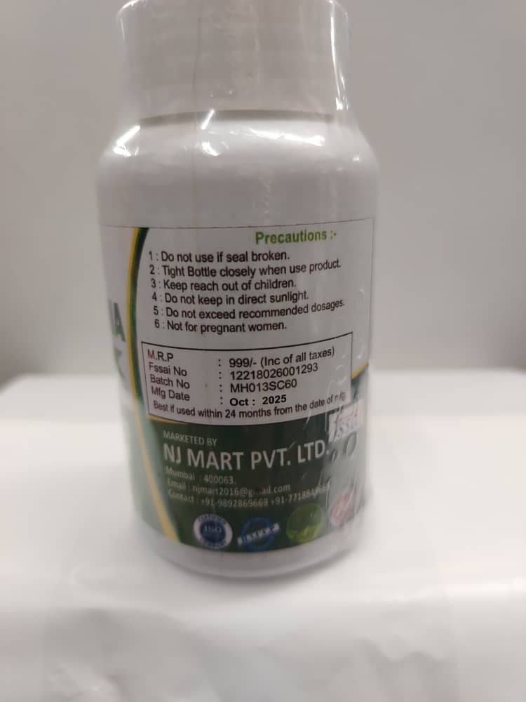 NJ Mart Spirulina Capsule thumbnail 3