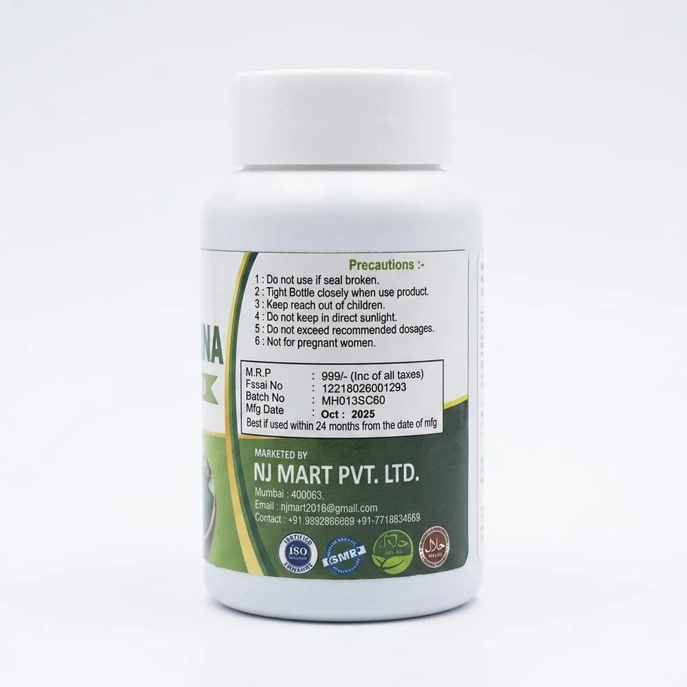 NJ Mart Spirulina Capsule thumbnail 3
