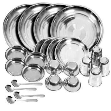 Stainless steel dinner set of 24 pcs