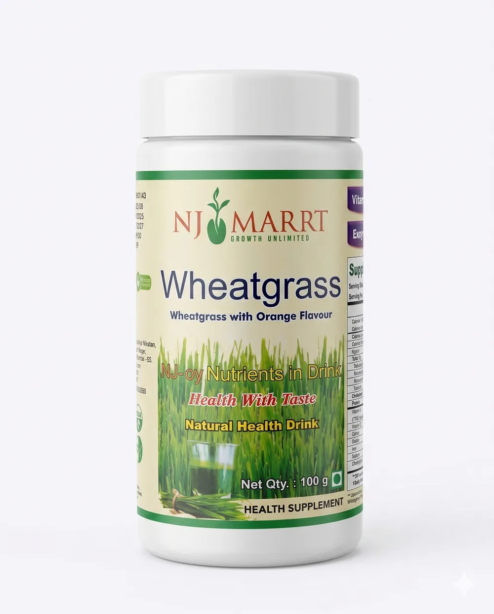 Wheat Grass Powder (Orange)