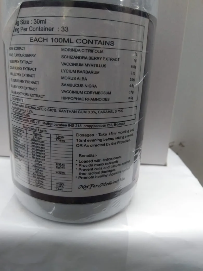 NJ Marrt Young 365 Health Drink (Pack of 3 Bottles) thumbnail 3